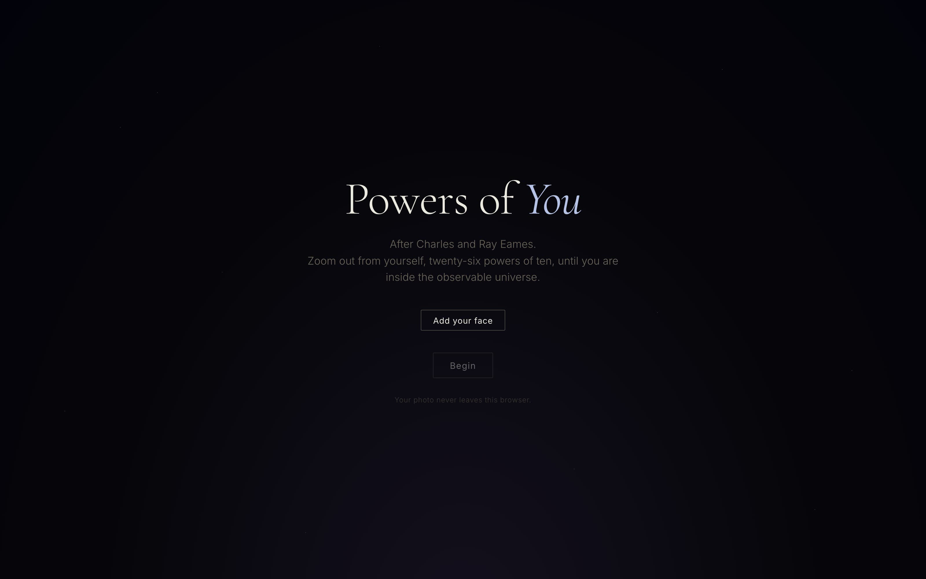Powers of You