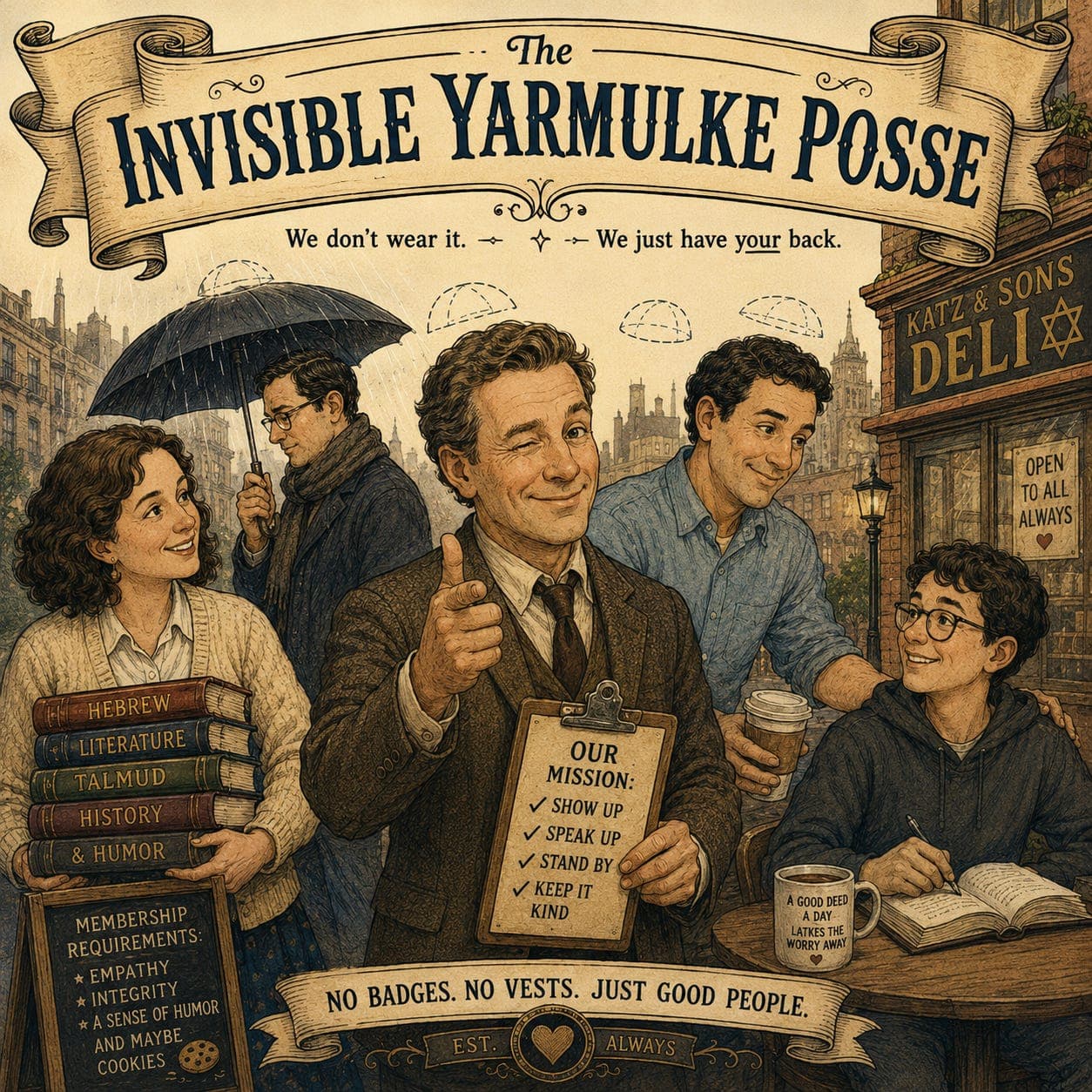 The Invisible Yarmulke Posse